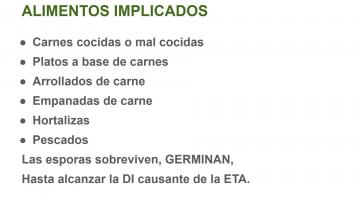 Toxoinfección C. perf., ETA virales y parasitarias