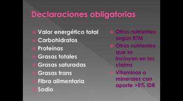 ROTULADO NUTRICIONAL Y CLAIMS